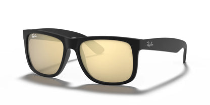 Ray-Ban JUSTIN RB4165 Sunglasses Black / Gold Mirror