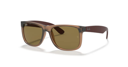 Ray-Ban JUSTIN RB4165 Sunglasses Transparent Light Brown / B-15 Brown