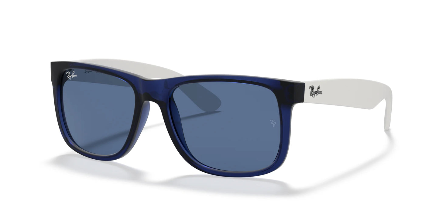 Ray-Ban JUSTIN RB4165 Sunglasses Transparent Blue / Dark Blue