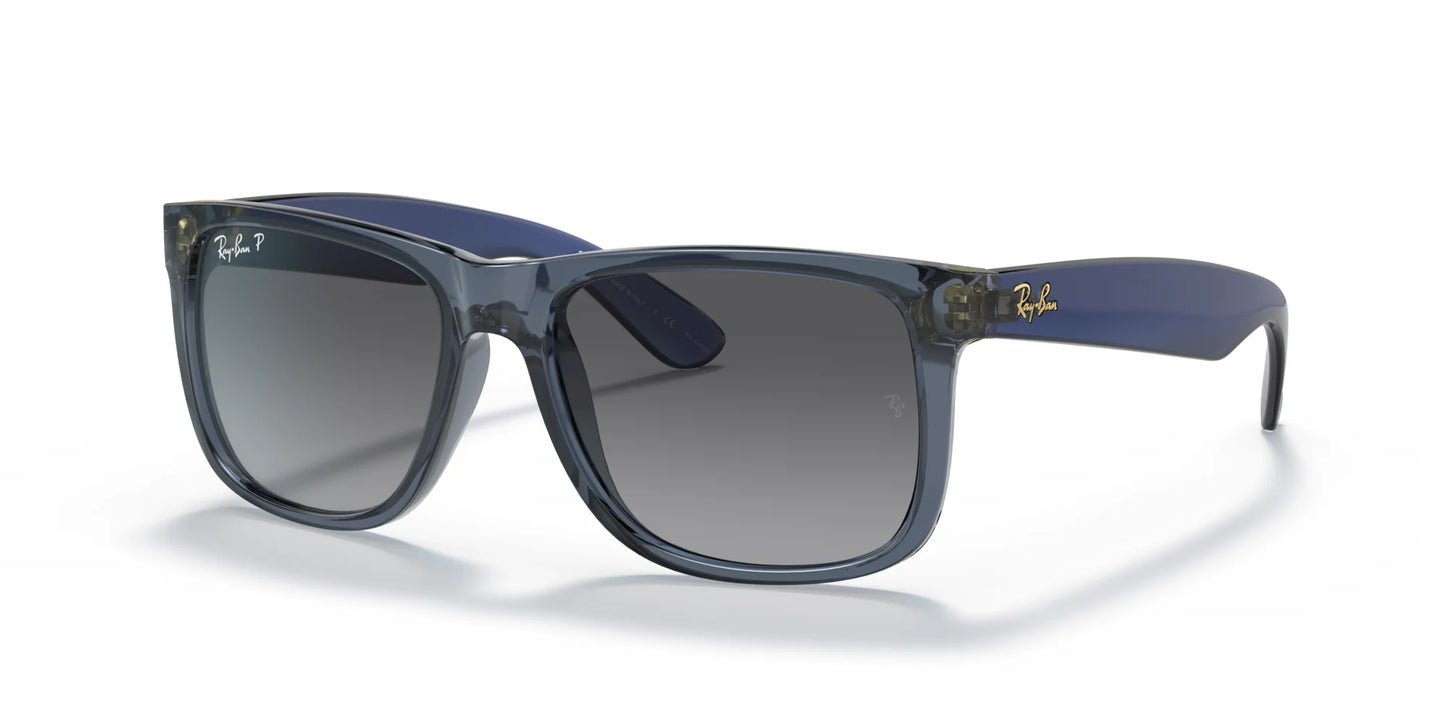 Ray-Ban JUSTIN RB4165 Sunglasses Transparent Blue / Grey