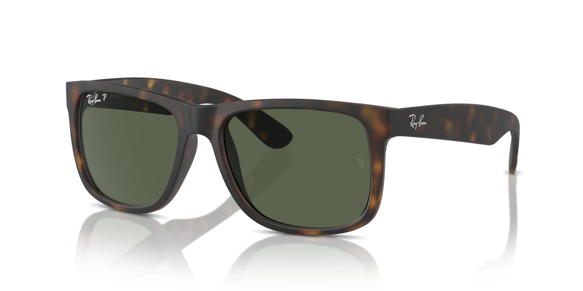 Ray-Ban JUSTIN RB4165 Sunglasses Havana / Dark Green
