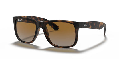 Ray-Ban JUSTIN RB4165 Sunglasses Havana / Brown / Grey