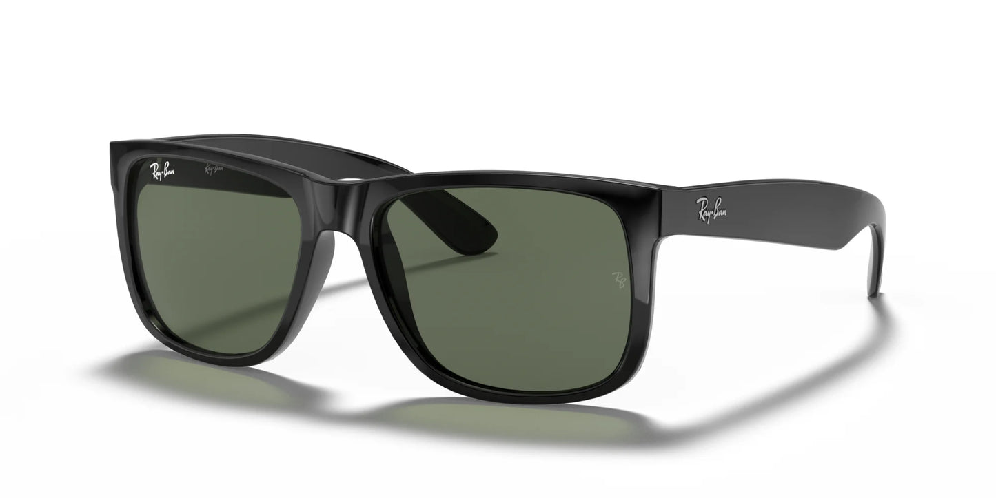 Ray-Ban JUSTIN RB4165F Sunglasses Black / Green Classic G-15