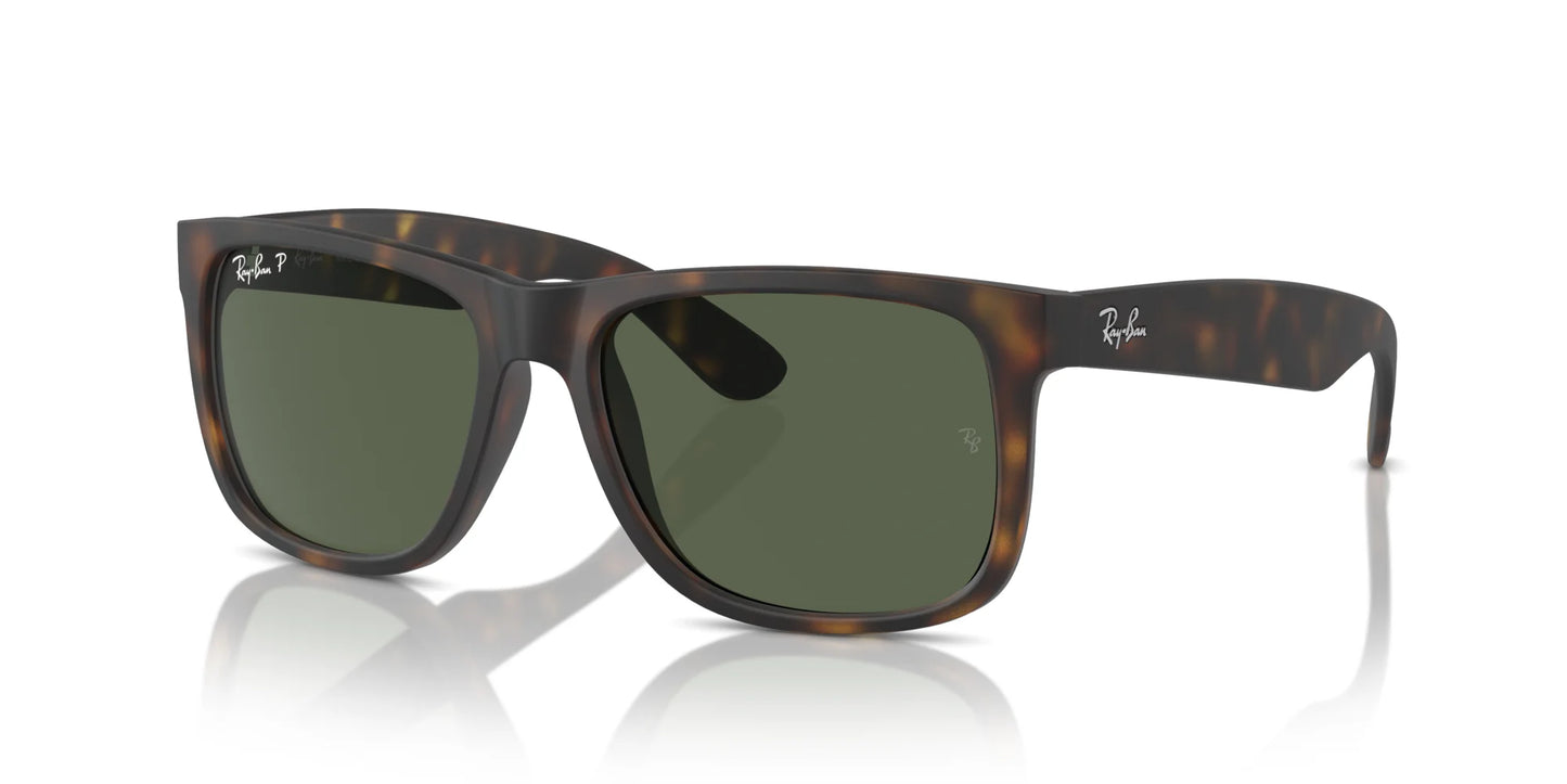 Ray-Ban JUSTIN RB4165F Sunglasses Havana / Dark Green