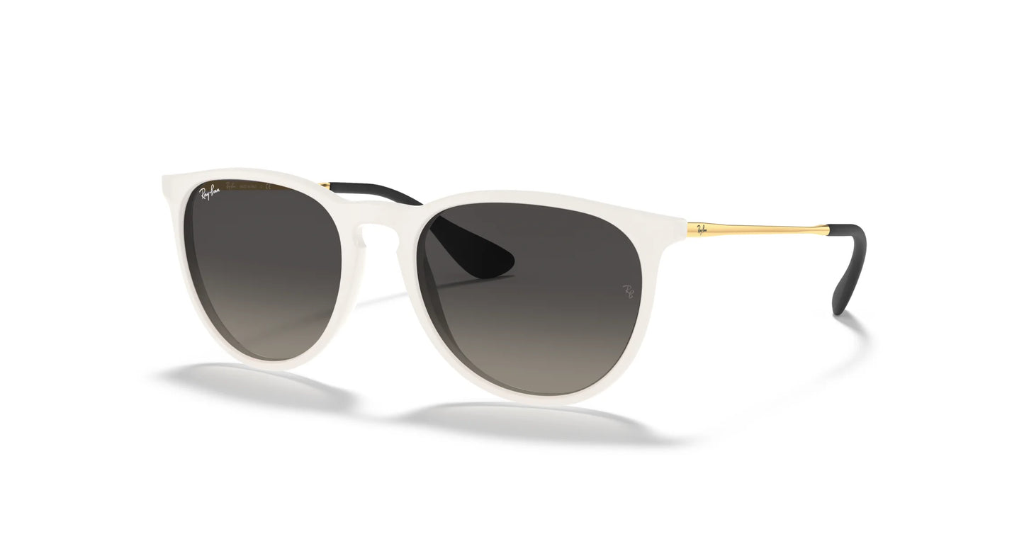 Ray-Ban ERIKA RB4171 Sunglasses White / Grey Gradient