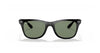 Ray-Ban WAYFARER LITEFORCE RB4195F Sunglasses | Size 52 / Black №601/71 / Green Classic