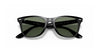 Ray-Ban WAYFARER LITEFORCE RB4195F Sunglasses | Size 52 / Black №601/71 / Green Classic