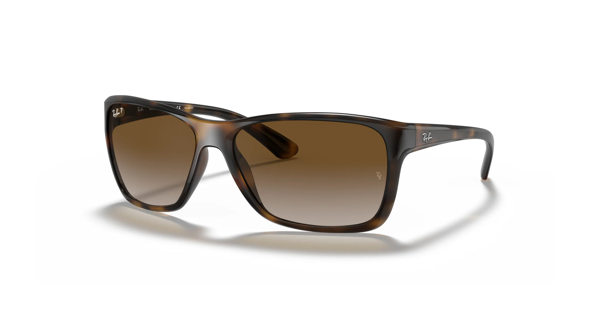Ray-Ban RB4331 Sunglasses Light Havana / Polarized Brown Gradient (Polarized)