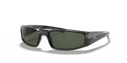 Ray-Ban RB4335 Sunglasses Black / G-15 Green