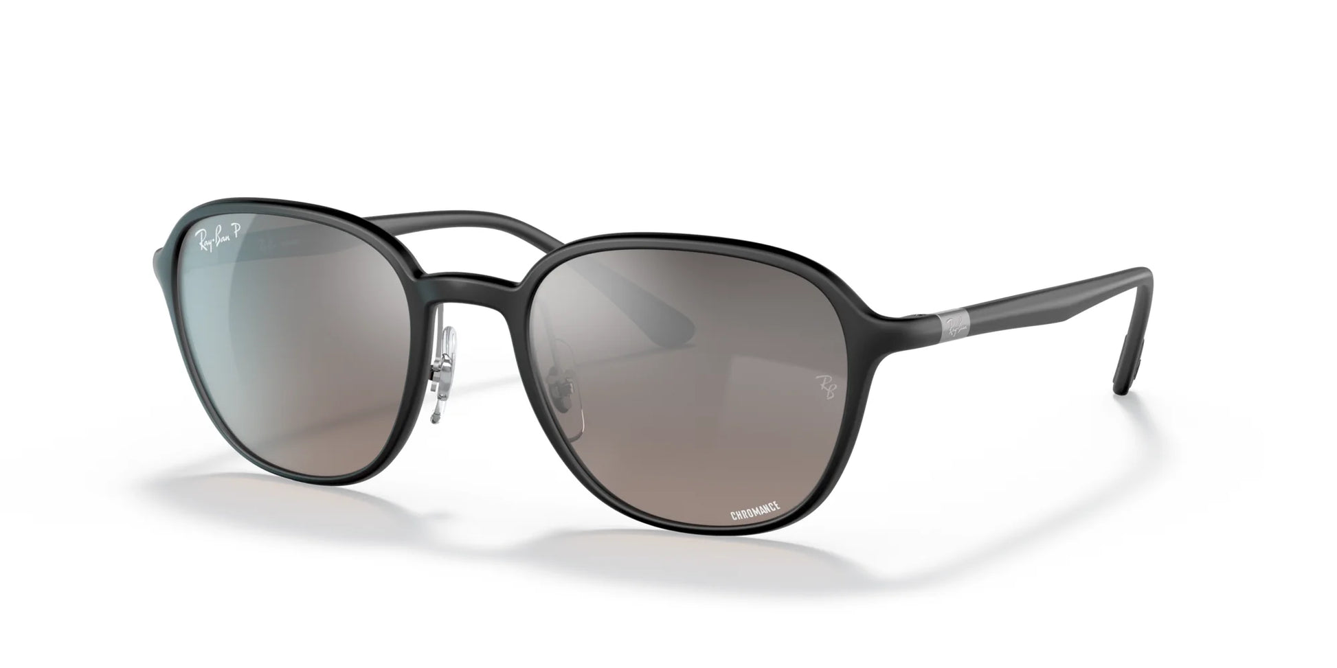 Ray-Ban RB4341CH Sunglasses Black / Silver (Polarized)