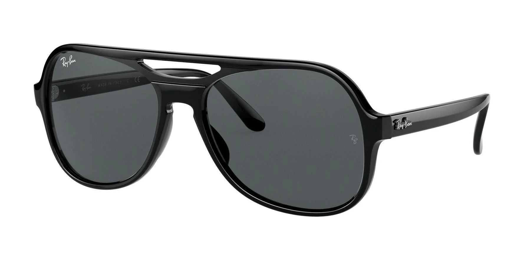 Ray-Ban POWDERHORN RB4357 Sunglasses Black / Dark Grey
