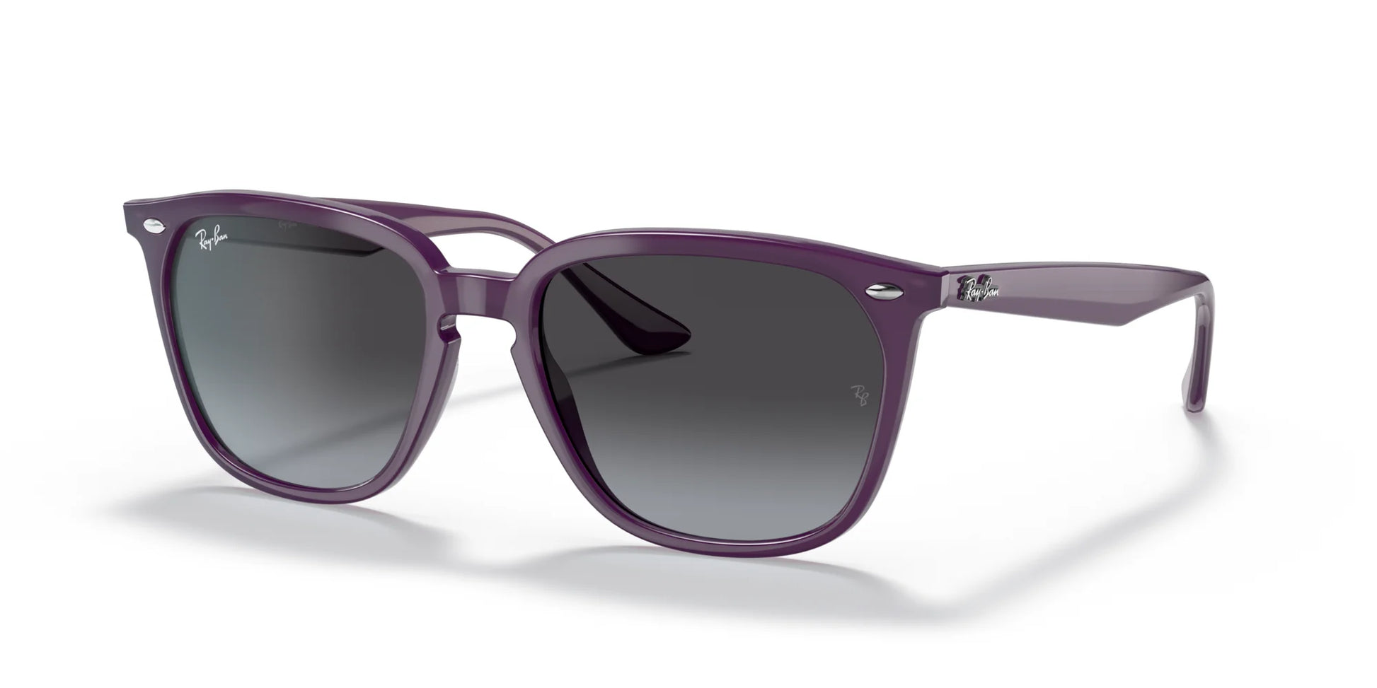 Ray-Ban RB4362 Sunglasses Violet / Gradient Grey