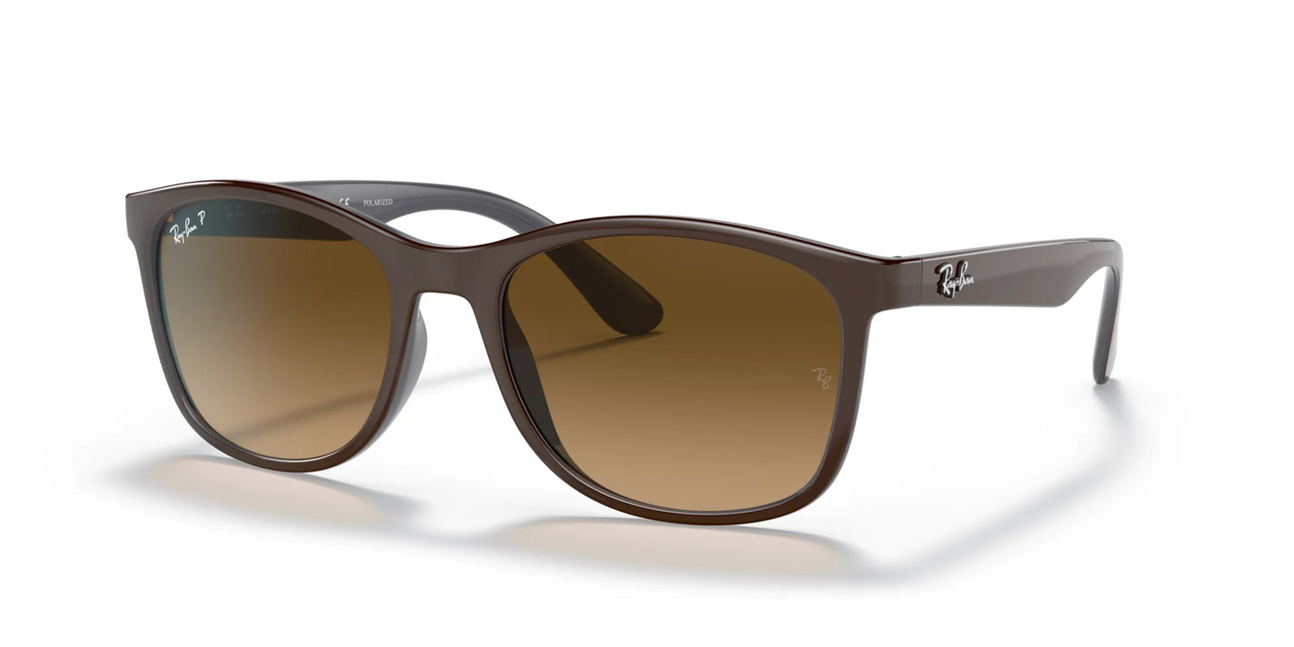 Ray-Ban RB4374 Sunglasses Brown On Grey / Brown