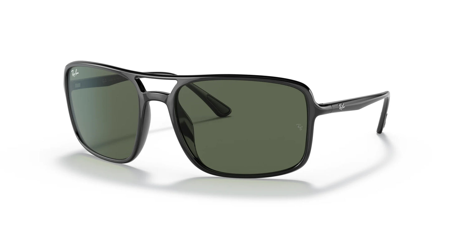 Ray-Ban RB4375 Sunglasses Black / Dark Green