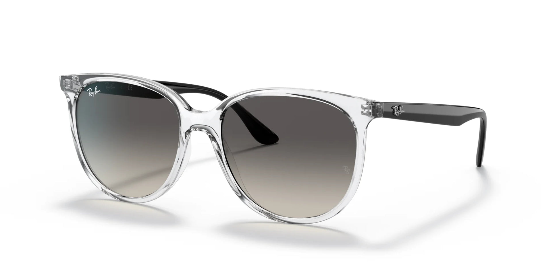 Ray-Ban RB4378 Sunglasses Transparent / Grey Gradient