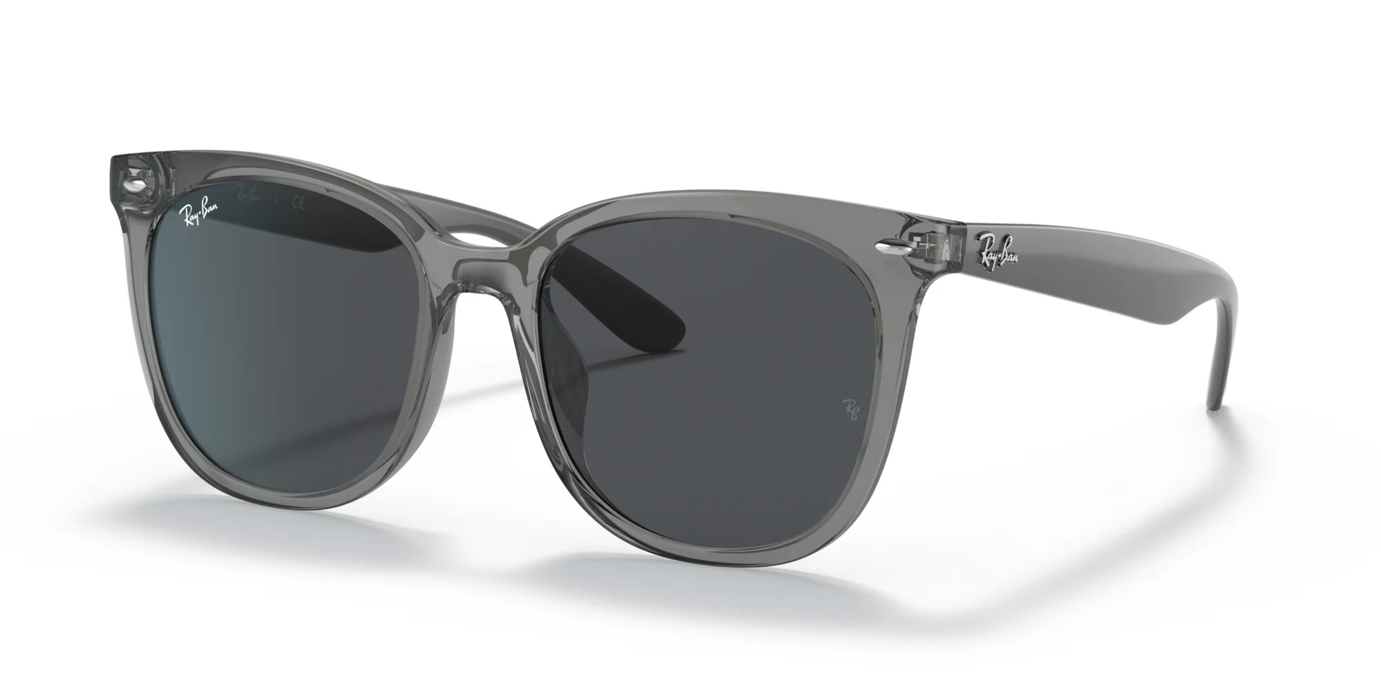 Ray-Ban RB4379D Sunglasses Transparent Grey / Dark Grey