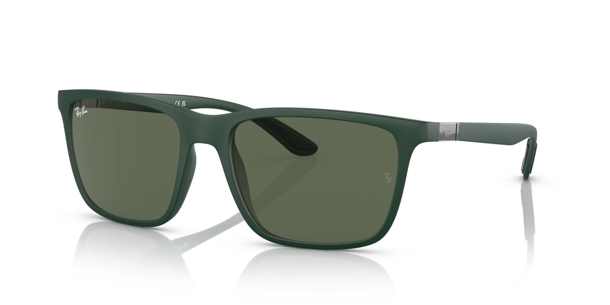 Ray-Ban RB4385 Sunglasses Green / Dark Green