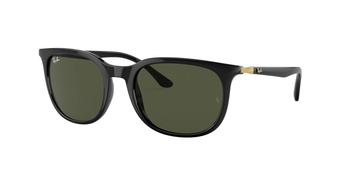 Ray-Ban RB4386F Sunglasses Black / Green