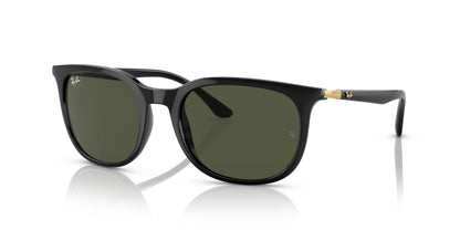Ray-Ban RB4386F Sunglasses Black / Green