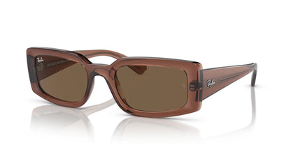 Ray-Ban KILIANE RB4395 Sunglasses Transparent Brown / Dark Brown