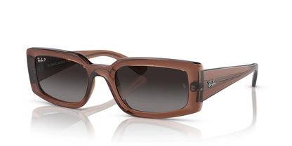 Ray-Ban KILIANE RB4395F Sunglasses Transparent Brown / Grey
