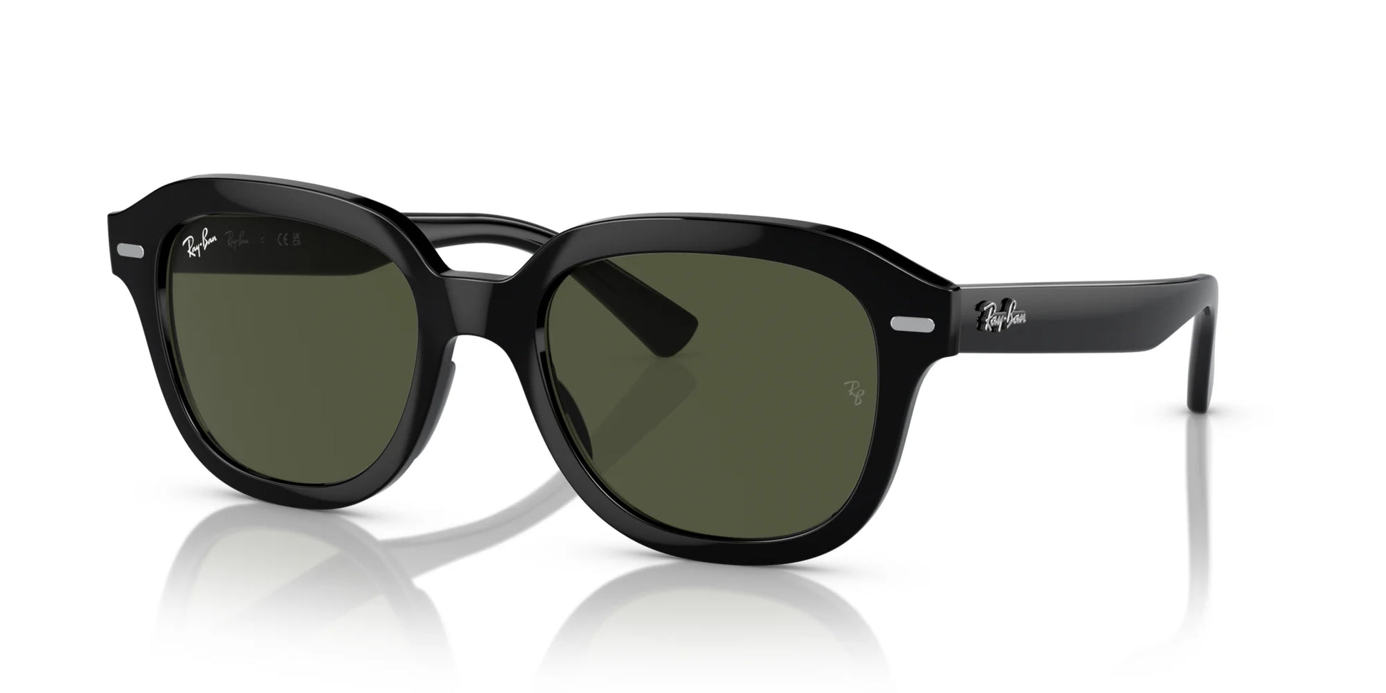 Ray-Ban ERIK RB4398 Sunglasses Black / Green