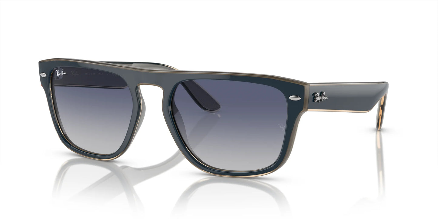 Ray-Ban RB4407 Sunglasses Blue & Grey & Transparent Light Brown / Grey / Blue