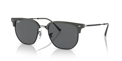 Ray-Ban NEW CLUBMASTER RB4416 Sunglasses Grey On Black / Dark Grey