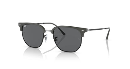 Ray-Ban NEW CLUBMASTER RB4416F Sunglasses Grey On Black / Dark Grey