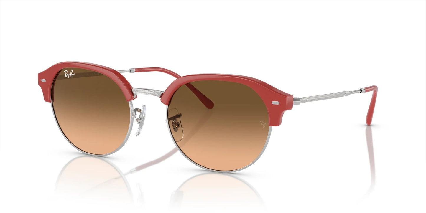 Ray-Ban RB4429 Sunglasses Red On Silver / Pink / Black