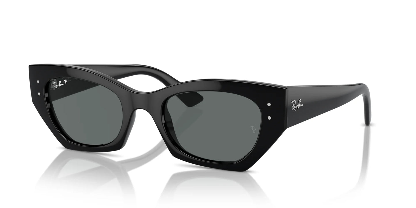 Ray-Ban ZENA RB4430F Sunglasses Black / Dark Grey