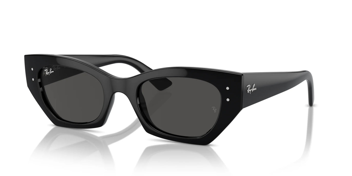 Ray-Ban ZENA RB4430F Sunglasses Black / Dark Grey