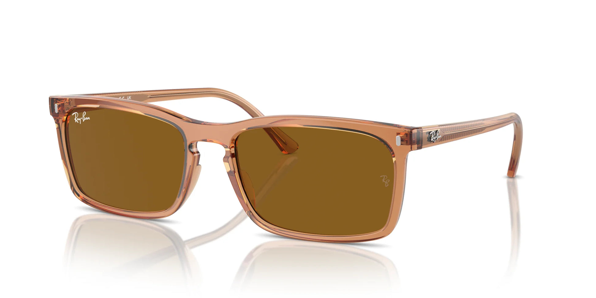 Ray-Ban RB4435 Sunglasses Transparent Brown / Brown