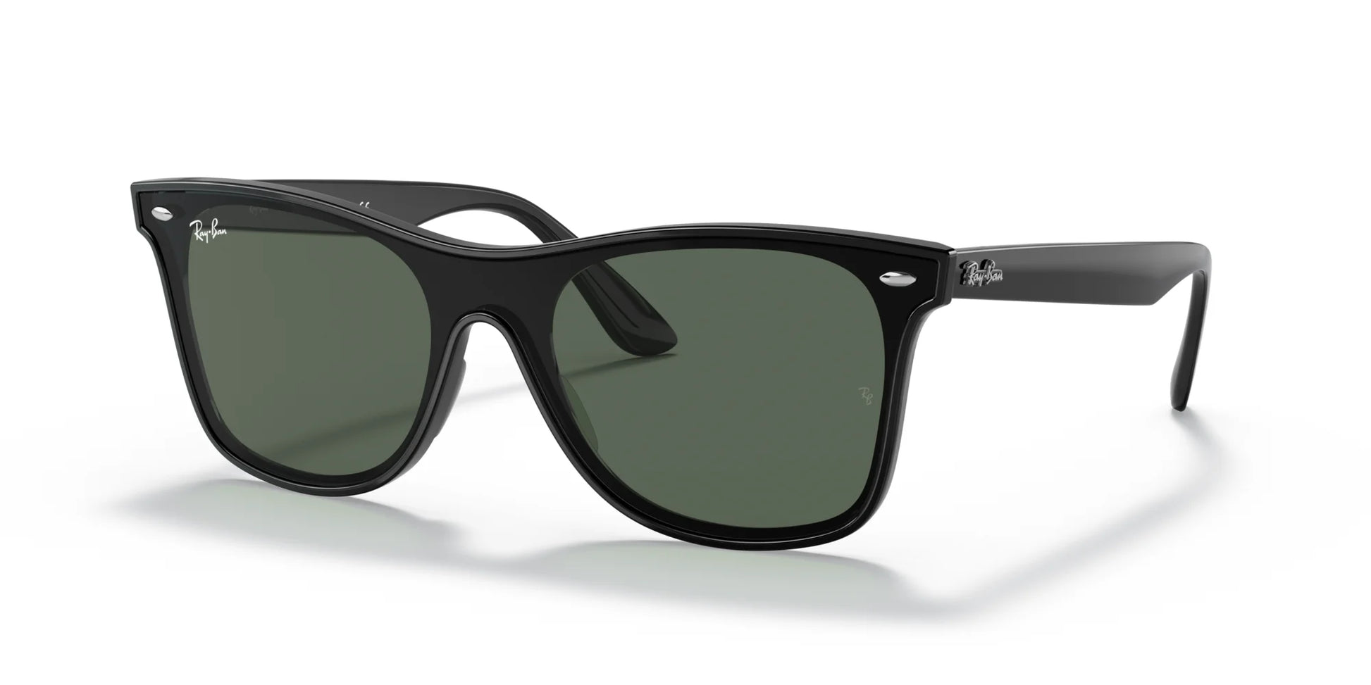 Ray-Ban BLAZE WAYFARER RB4440N Sunglasses Black / Green
