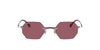 Ray-Ban RB8061 Sunglasses | Size 53 / Silver №003/75 / Dark Violet (2N 18.1%)