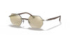 Ray-Ban RB8061 Sunglasses | Size 53 / Grey №159/5A / Gold Mirror (3N 12.5%)