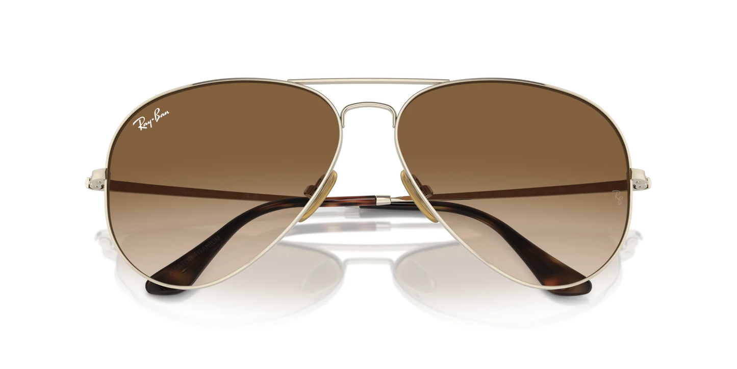 Ray-Ban AVIATOR TITANIUM RB8089 Sunglasses | Size 58