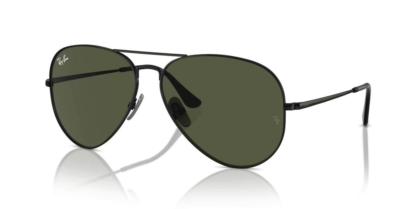 Ray-Ban AVIATOR TITANIUM RB8089 Sunglasses Black / Green