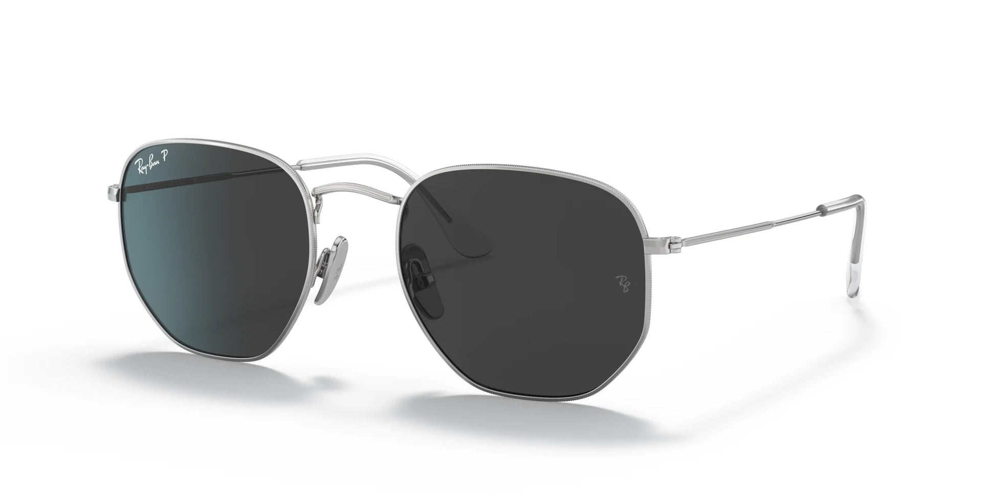 Ray-Ban HEXAGONAL RB8148 Sunglasses Silver / Black