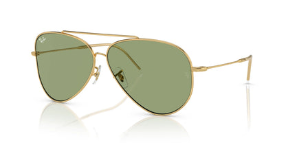 Ray-Ban AVIATOR REVERSE RBR0101S Sunglasses Gold / Green