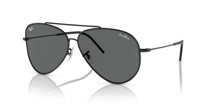 Ray-Ban AVIATOR REVERSE RBR0101S Sunglasses Black / Dark Grey