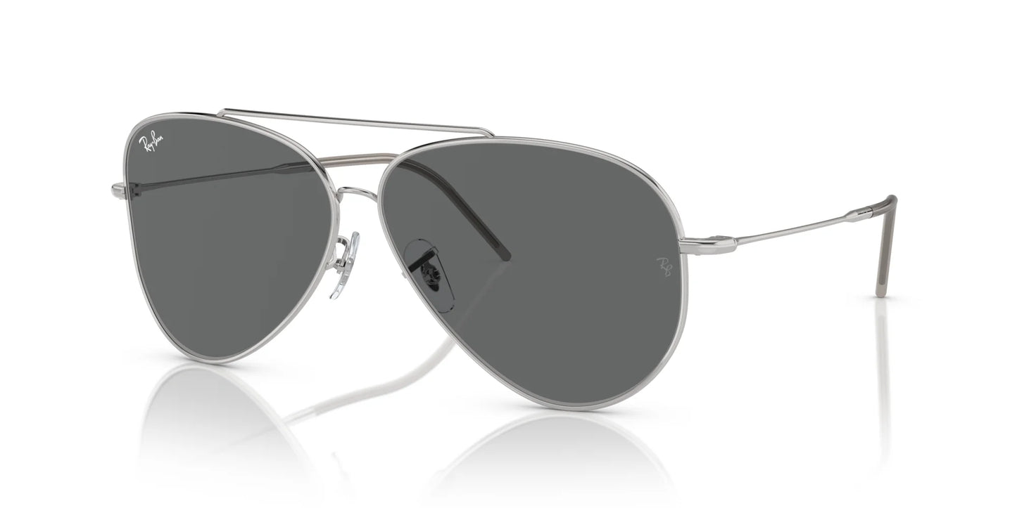 Ray-Ban AVIATOR REVERSE RBR0101S Sunglasses Silver / Dark Grey