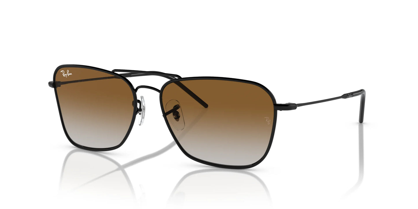 Ray-Ban CARAVAN REVERSE RBR0102S Sunglasses Black / Brown