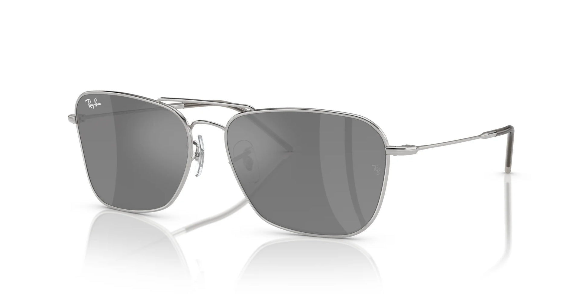 Ray-Ban CARAVAN REVERSE RBR0102S Sunglasses Silver / Silver