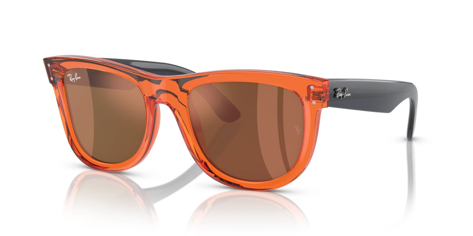 Ray-Ban WAYFARER REVERSE RBR0502S Sunglasses Transparent Orange / Copper