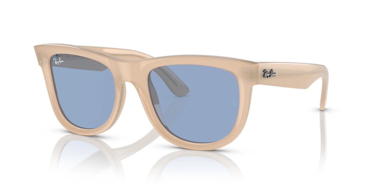 Ray-Ban WAYFARER REVERSE RBR0502S Sunglasses Opal Beige & Honey / Light Blue