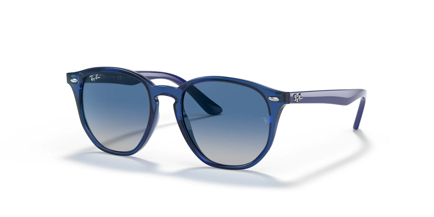 Ray-Ban RJ9070S Sunglasses Transparent Blue / Grey Gradient Blue