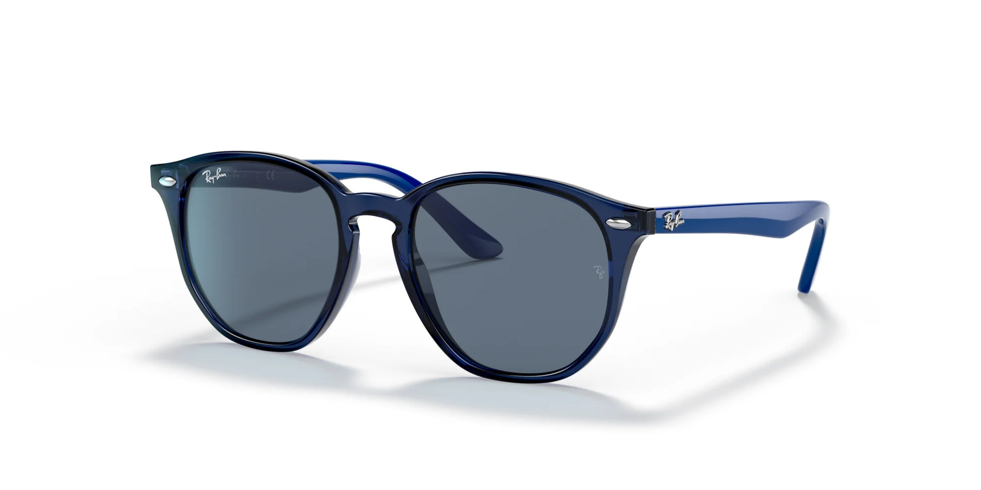 Ray-Ban RJ9070S Sunglasses Transparent Blue / Dark Blue