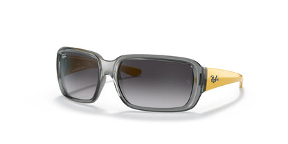 Ray-Ban RJ9072S Sunglasses Transparent Grey / Grey Gradient Dark Blue