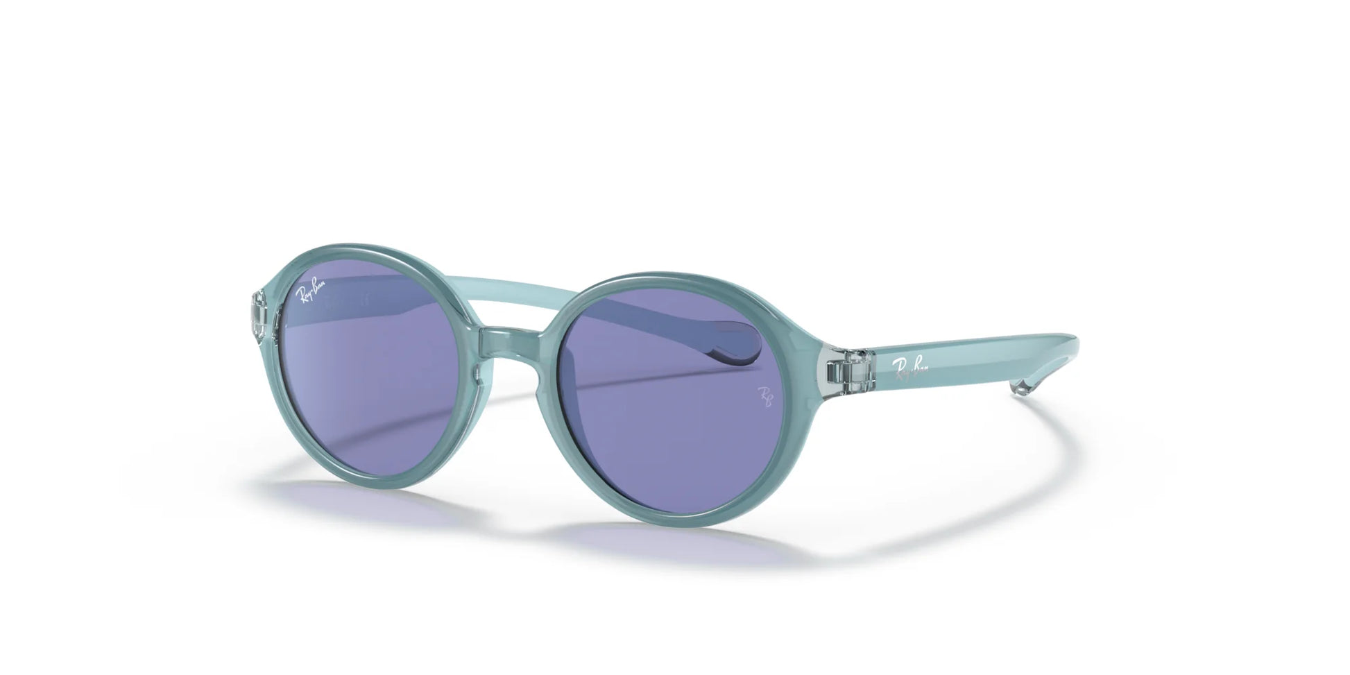 Ray-Ban RJ9075SF Sunglasses Light Blue / Dark Violet